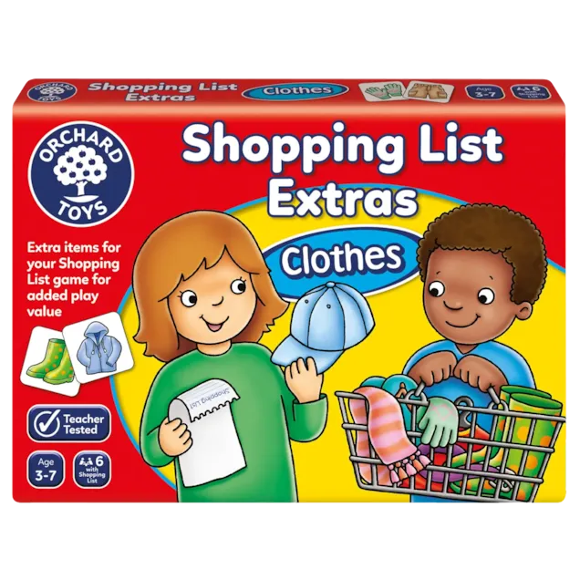 Orchard Toys: Shopping List Extras - Clothes