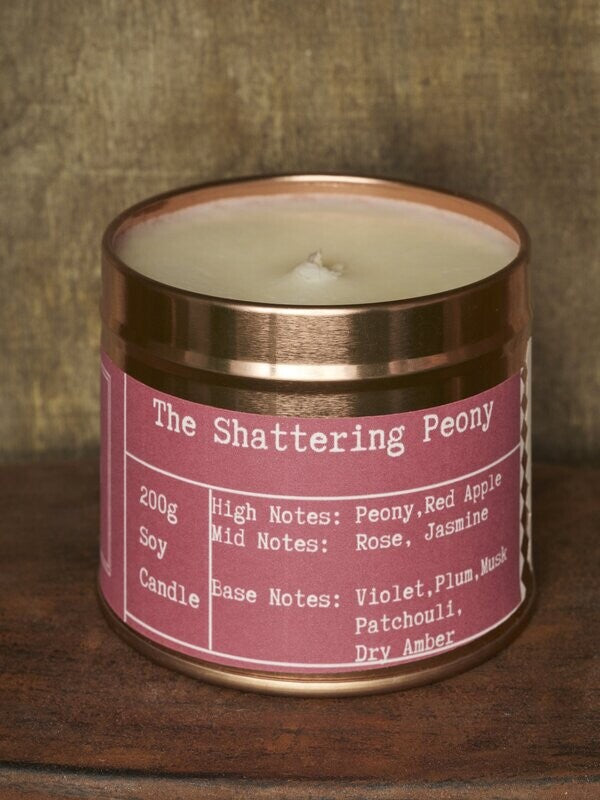 The Shattering Peony (100g Candle)
