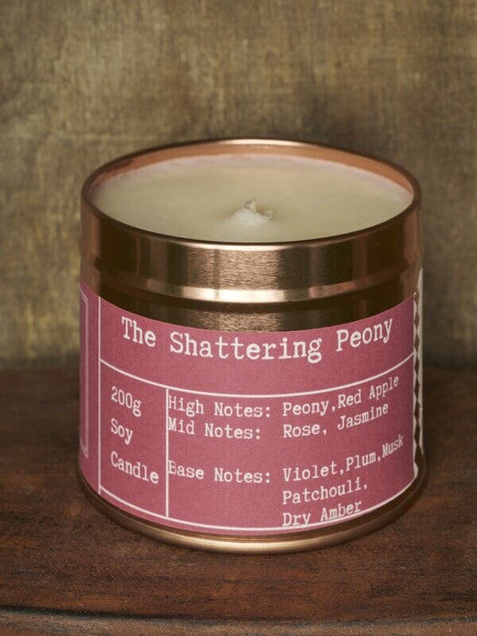 The Shattering Peony (100g Candle)