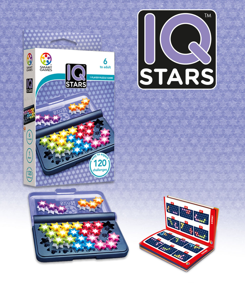 Smart Games: IQ Stars – Paper People Books and Games - Pateley Bridge